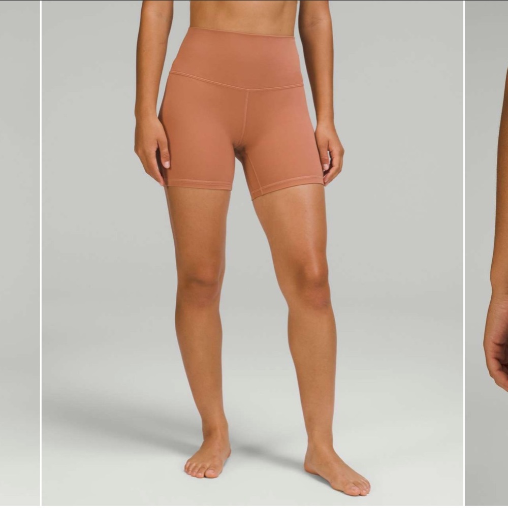 Lululemon High Rise 6 Inch Align Shorts - Dusty Clay